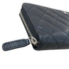 シャネル CHANEL マトラッセ ロングジップウォレット AP0242 ブラック/シルバー金具 キャビアスキン レディース 長財布