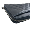 シャネル CHANEL マトラッセ ロングジップウォレット AP0242 ブラック/シルバー金具 キャビアスキン レディース 長財布