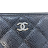 シャネル CHANEL マトラッセ ロングジップウォレット AP0242 ブラック/シルバー金具 キャビアスキン レディース 長財布