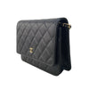 シャネル CHANEL マトラッセ チェーンウォレット AP0250 ブラック ゴールド金具 キャビアスキン レディース ショルダーバッグ