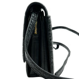バレンシアガ BALENCIAGA Bロゴショルダーバッグ 592898 ブラック クロコ型押し/レザー レディース ショルダーバッグ