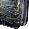 バレンシアガ BALENCIAGA Bロゴショルダーバッグ 592898 ブラック クロコ型押し/レザー レディース ショルダーバッグ
