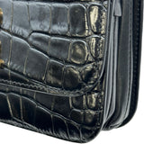 バレンシアガ BALENCIAGA Bロゴショルダーバッグ 592898 ブラック クロコ型押し/レザー レディース ショルダーバッグ