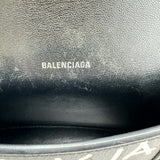 バレンシアガ BALENCIAGA アワーグラスミニベルトバッグ 610460 ブラック/ホワイト レザー レディース ウエストバッグ