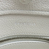 バレンシアガ BALENCIAGA エブリデイトートXS ノースサウス 672793 ホワイト レザー レディース ショルダーバッグ
