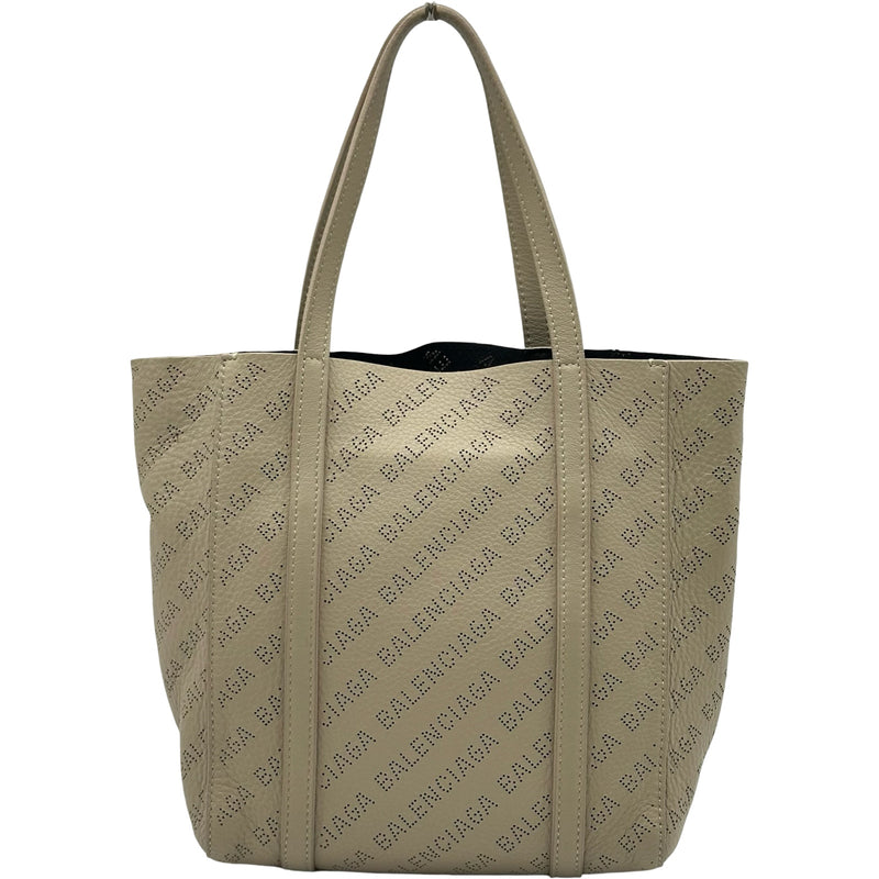 P*e様 BALENCIAGA トートバッグ ベージュ/グレー バレンシアガ BALENCIAGA エブリデイトートXXS 551815 ベージュ レザー