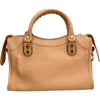 バレンシアガ BALENCIAGA クラシックミニシティ 300295 ピンクベージュ レザー レディース ショルダーバッグ