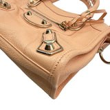 バレンシアガ BALENCIAGA クラシックミニシティ 300295 ピンクベージュ レザー レディース ショルダーバッグ