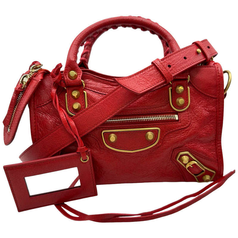 バレンシアガ BALENCIAGA クラシックメタルエッジミニシティ 390160