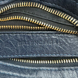 バレンシアガ BALENCIAGA ジャイアントミニシティ 309544 ネイビー レザー レディース ショルダーバッグ