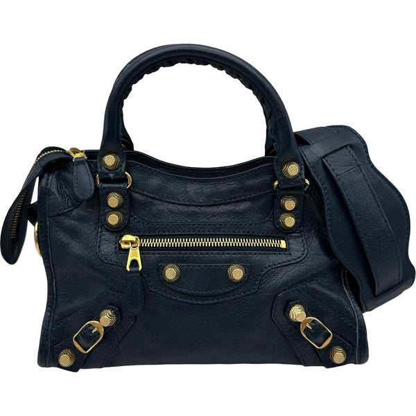 バレンシアガ BALENCIAGA ジャイアントミニシティ 309544 ネイビー