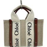 クロエ Chloe ウッディミニ ブラウン キャンバス レディース ショルダーバッグ