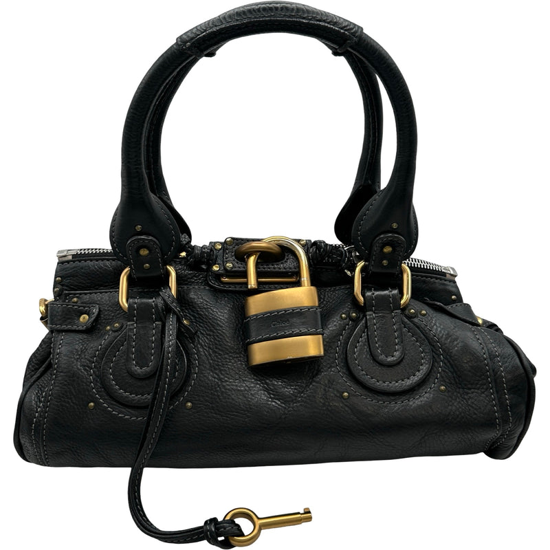 Chloe パディントン クロエ ブラック クロエ Chloe パディントンミディアム ブラック レザー レディース