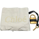 クロエ Chloe パディントン ミディアム ブラック レザー レディース ハンドバッグ