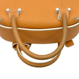 デルヴォー DELVAUX クールボックス ナノ オレンジ レザー レディース ショルダーバッグ