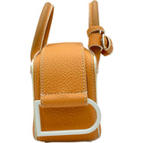 デルヴォー DELVAUX クールボックス ナノ オレンジ レザー レディース ショルダーバッグ