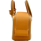 デルヴォー DELVAUX クールボックス ナノ オレンジ レザー レディース ショルダーバッグ