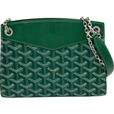 ゴヤール GOYARD ルエットストラクチャードミニ グリーン ゴヤールディンキャンバ レディース ショルダーバッグ