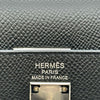 エルメス HERMES ケリー25 外縫い W刻印 ブラック シルバー金具 エプソン レディース ショルダーバッグ