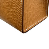 エルメス HERMES ケリー25 外縫い K刻印 ゴールド シルバー金具 エプソン レディース ショルダーバッグ