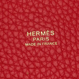 エルメス HERMES ピコタンロックPM U刻印 ルージュカザック ゴールド金具 トリヨン レディース ハンドバッグ