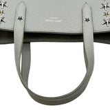 ジミーチュウ JIMMY CHOO ペガシスタッズ2WAYバッグ グレー レザー レディース ショルダーバッグ