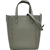 ジミーチュウ JIMMY CHOO ペガシスタッズ2WAYバッグ グレー レザー レディース ショルダーバッグ
