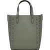 ジミーチュウ JIMMY CHOO ペガシスタッズ2WAYバッグ グレー レザー レディース ショルダーバッグ