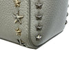 ジミーチュウ JIMMY CHOO ペガシスタッズ2WAYバッグ グレー レザー レディース ショルダーバッグ