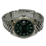 ロレックス ROLEX デイトジャスト41 126334 ミントグリーン ホワイトゴールド/ステンレススチール 自動巻き メンズ 腕時計