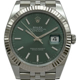 ロレックス ROLEX デイトジャスト41 126334 ミントグリーン ホワイトゴールド/ステンレススチール 自動巻き メンズ 腕時計