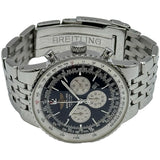 ブライトリング BREITLING ナビタイマー ヘリテージ A35340 ブラック/シルバー ステンレススチール 自動巻き メンズ 腕時計