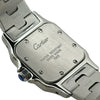 カルティエ Cartier サントスガルベ SM W20056D6 アイボリー ステンレススチール クオーツ レディース 腕時計