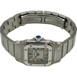カルティエ Cartier サントスガルベ SM W20056D6 アイボリー ステンレススチール クオーツ レディース 腕時計