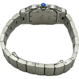カルティエ Cartier サントスガルベ SM W20056D6 アイボリー ステンレススチール クオーツ レディース 腕時計