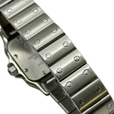 カルティエ Cartier サントスガルベ SM W20056D6 アイボリー ステンレススチール クオーツ レディース 腕時計