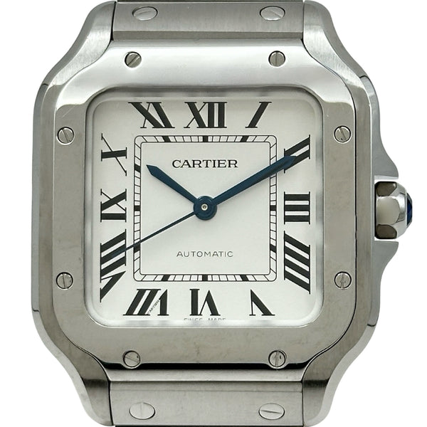 カルティエ Cartier サントス ドゥ カルティエ MM WSSA0029 シルバー