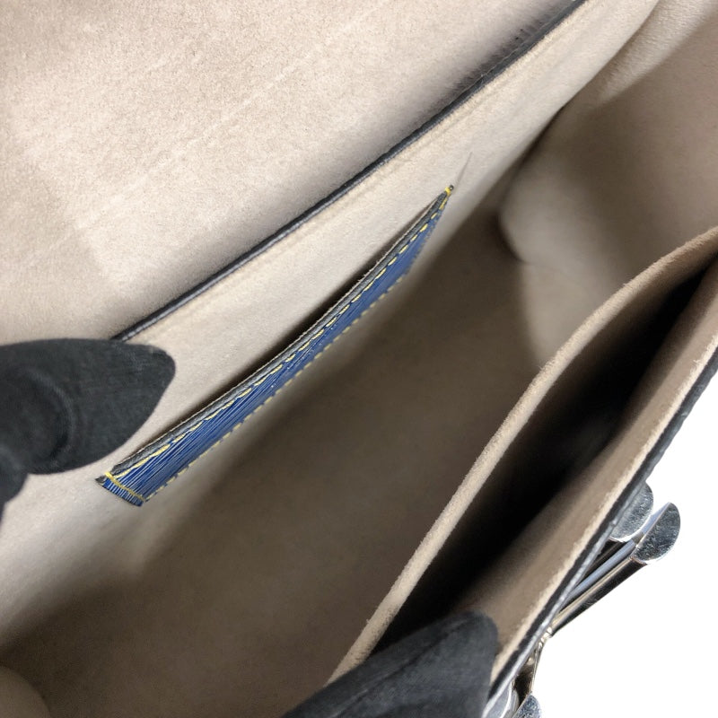 ルイ・ヴィトン LOUIS VUITTON ツイストMM M54865 ブルー シルバー金具