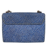 ルイ・ヴィトン LOUIS VUITTON ツイストMM M54865 ブルー　シルバー金具 エピ レディース ショルダーバッグ