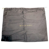 ブルガリ BVLGARI ロゴマニアハンドバッグ ブラック/シルバー金具 レザー レディース ハンドバッグ