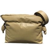 ロエベ LOEWE フラメンコクラッチパファー A411FC1X67 クレイ ラム レディース ショルダーバッグ