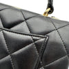 シャネル CHANEL トレンディCC トップハンドルバッグ A92236 26番台 ブラック ゴールド金具 ラムスキン レディース ハンドバッグ