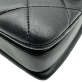 シャネル CHANEL トレンディCC トップハンドルバッグ A92236 26番台 ブラック ゴールド金具 ラムスキン レディース ハンドバッグ
