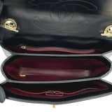 シャネル CHANEL トレンディCC トップハンドルバッグ A92236 26番台 ブラック ゴールド金具 ラムスキン レディース ハンドバッグ