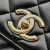 シャネル CHANEL トレンディCC トップハンドルバッグ A92236 26番台 ブラック ゴールド金具 ラムスキン レディース ハンドバッグ