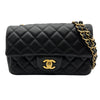 シャネル CHANEL ミニマトラッセ20 A69900 27番台 ブラック ゴールド金具 ラムスキン レディース ショルダーバッグ