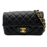 シャネル CHANEL ミニマトラッセ20 A69900 27番台 ブラック ゴールド金具 ラムスキン レディース ショルダーバッグ