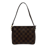 ルイ・ヴィトン LOUIS VUITTON トゥルース・メイクアップ N51982 ブラウン ダミエ/レザー レディース ハンドバッグ