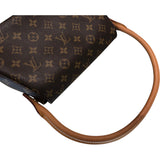 ルイ・ヴィトン LOUIS VUITTON ミニ・ルーピング M51147 ブラウン モノグラム レディース トートバッグ