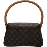 ルイ・ヴィトン LOUIS VUITTON ミニ・ルーピング M51147 ブラウン モノグラム レディース トートバッグ